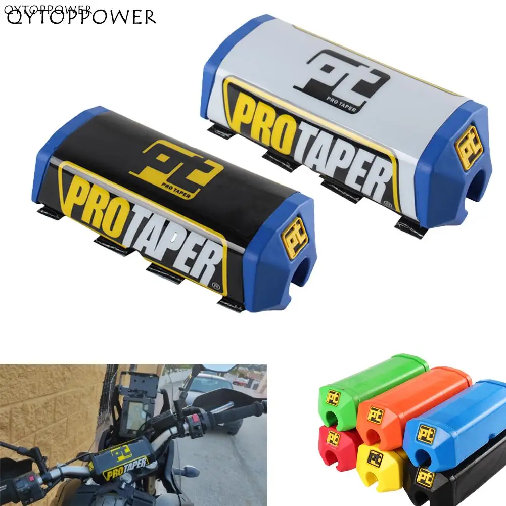 PRO TAPER Pillow Top Motorcycle Grips - Black Vibration Reducing Grips For Dirt Bikes & ATVs