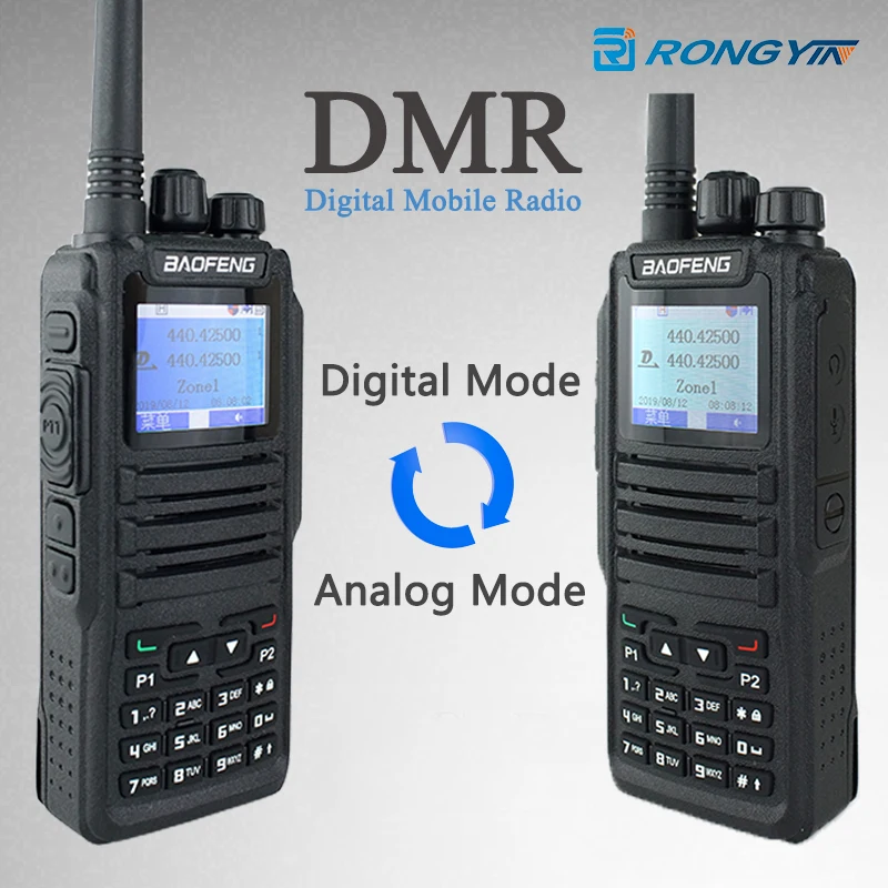 Baofeng DM-1701 Walkie Talkie Open GD77 DMR Radio Digital Analog UHF VHF 5W Dual Time Slot Tier1 Tier2 DM1701 Upgrade of DR-1801 5