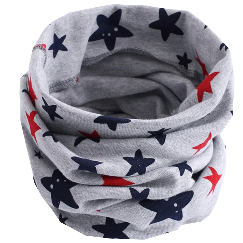 Autumn Winter Girls Cotton Scarf Children Scarf Bibs Boys Girls O Ring Kids Collar Children Bufandas children scarf