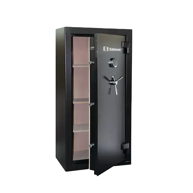 

Safewell SW6032ES new black digital mechanical lock hidden cabinet fireproof gun safe box