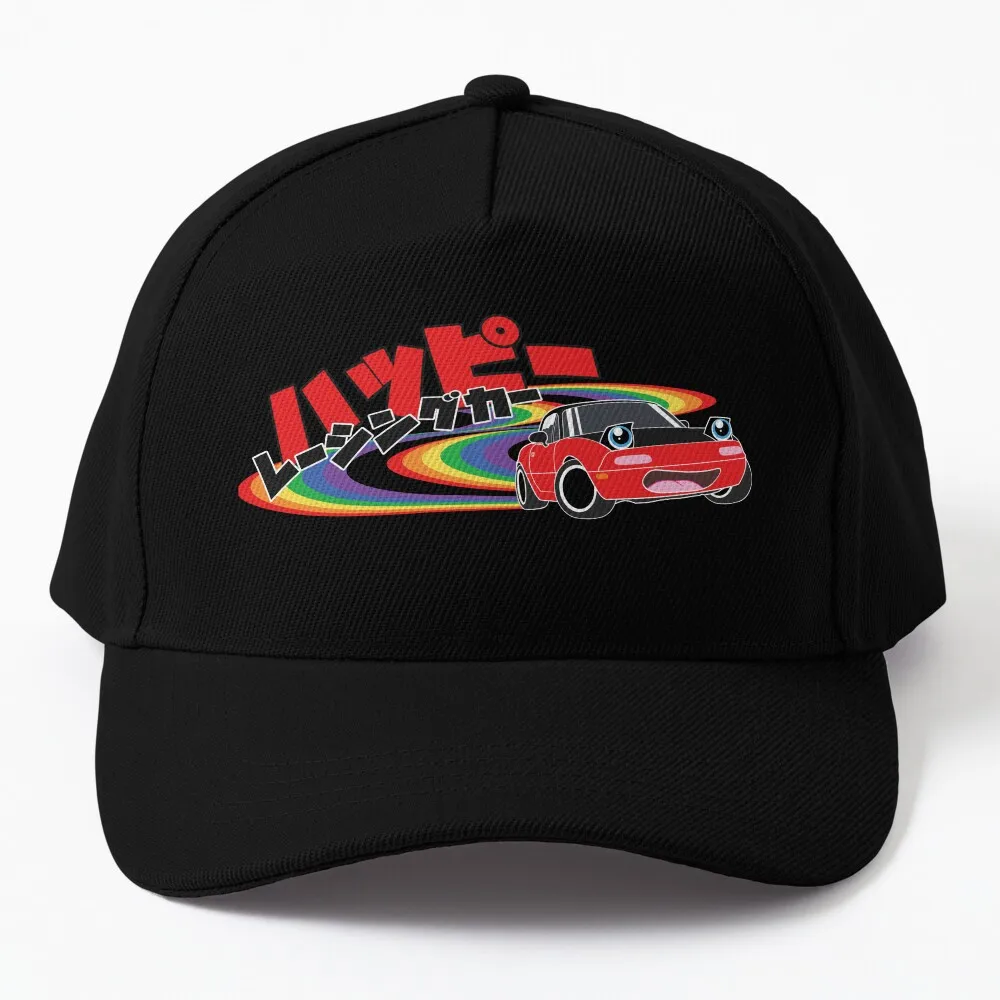 

Happy Racing Car Miata Baseball Cap Trucker Hats |-F-| Hat Women Men'S