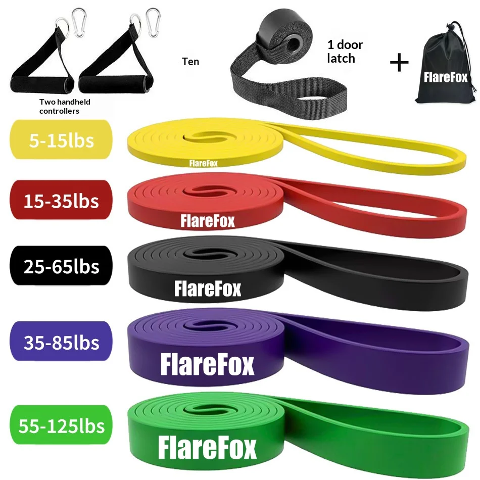 Enhanced Fitness Resistance Bands Set for Home Workouts and Training