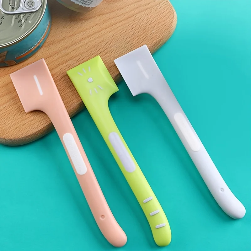 Pets Canned Spoons for Cats Dogs Tableware Wet Food for Pets Feeding Stirring Spoons with Long Handles Accessories Feeder Shovel