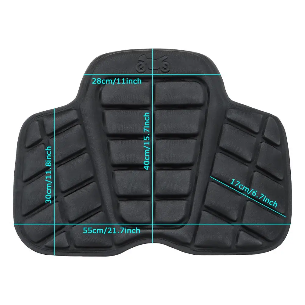 Motorcycle Comfort Seat Cushion Gel Cover Pillow Pad Pressure Relief  Motorbike