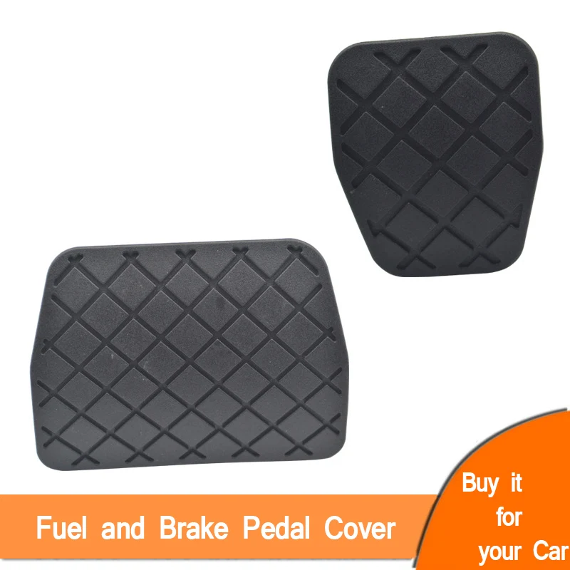 Foot Fuel and Brake Pedal Cover Foot Rest Pedal Fuel Brake Cover Rubber Bush Fit For Volkswagen Tiguan Magotan New Passat