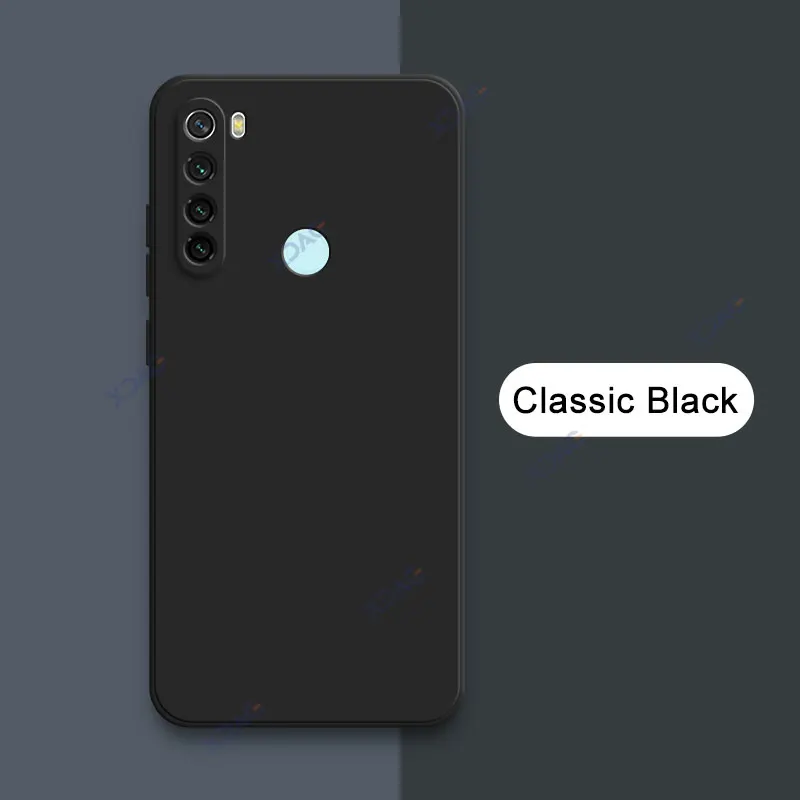 Silicone Square Shockproof Phone Case – Soft, Protective, and Cute Back Cover