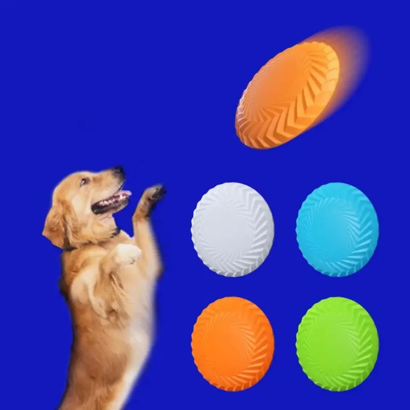 ConvenientPetFlyingDiscInteractivePuppyTrainingToyGood