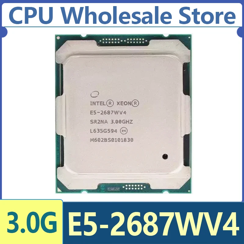 CPU Intel Xeon E5-2687W V4 .LGA2011-v3 2x Intel Xeon E5-2687W v4 Processors - 3.00 GHz - 12 Cores