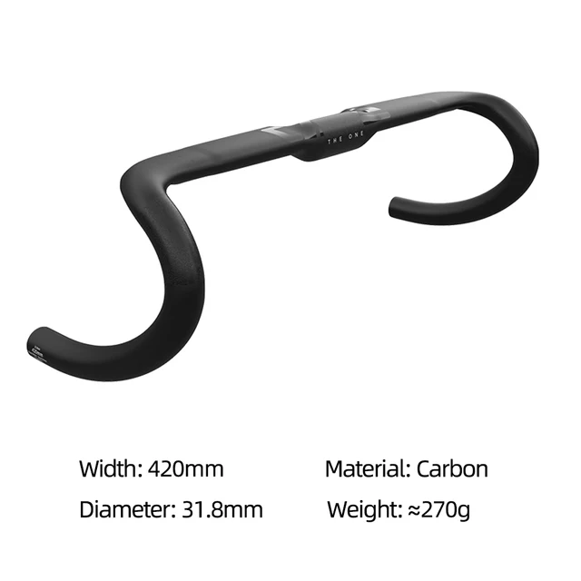 THE ONE AERO Carbon Handlebar 31.8MM 400/420/440MM Road Bike/MTB