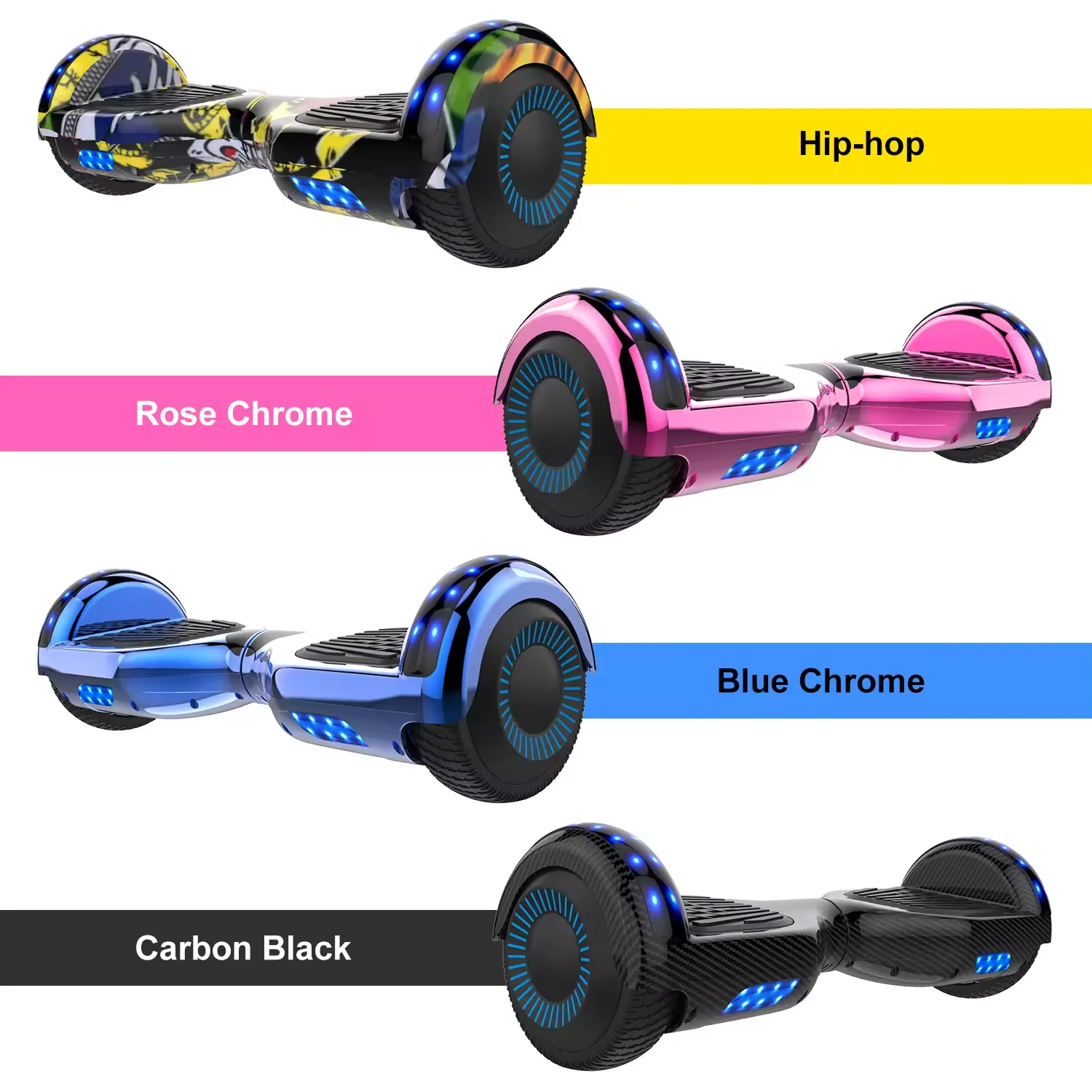 EU UK Warehouse Stock 6.5 Inches Hover Board Lithium Battery Self Balancing Electric Hoverboards