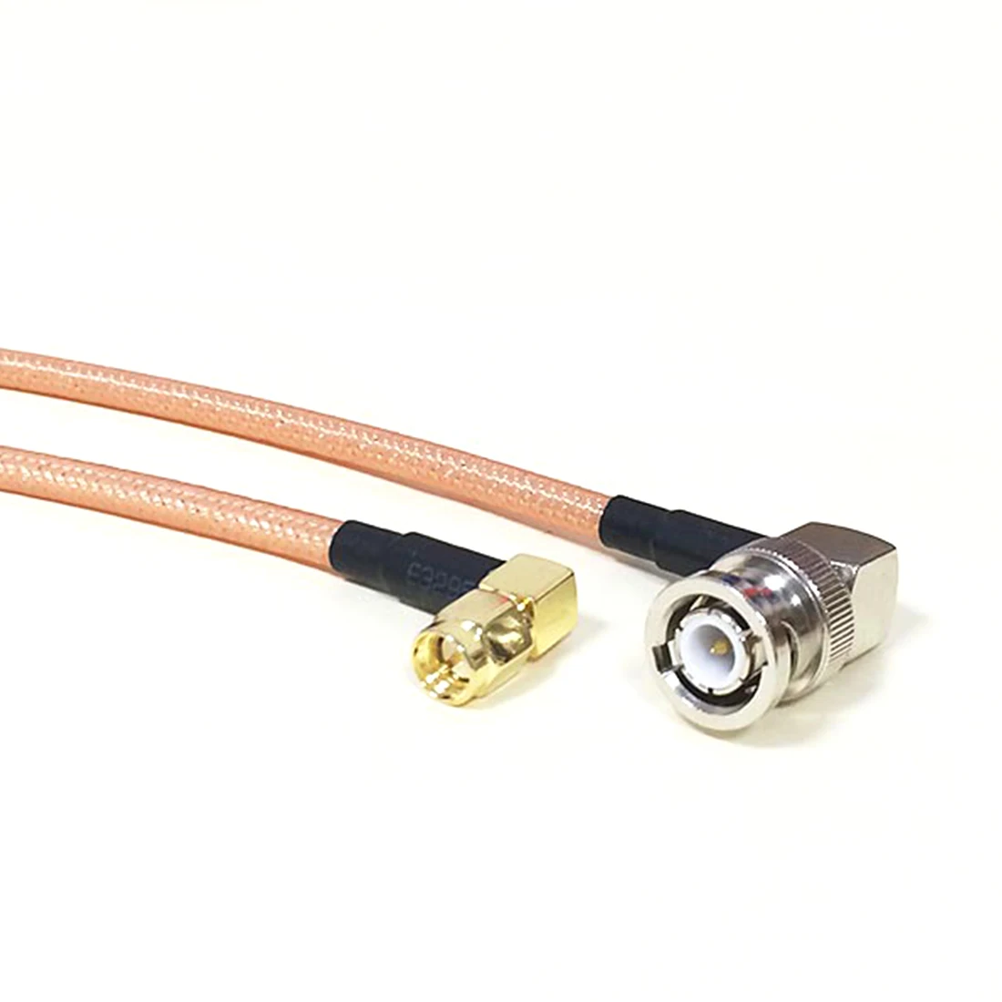 Modem Coaxial Cable BNC Right  Angle Male Plug Switch SMA Right  Angle Male Plug Connector RG142 Pigtail 50cm 20