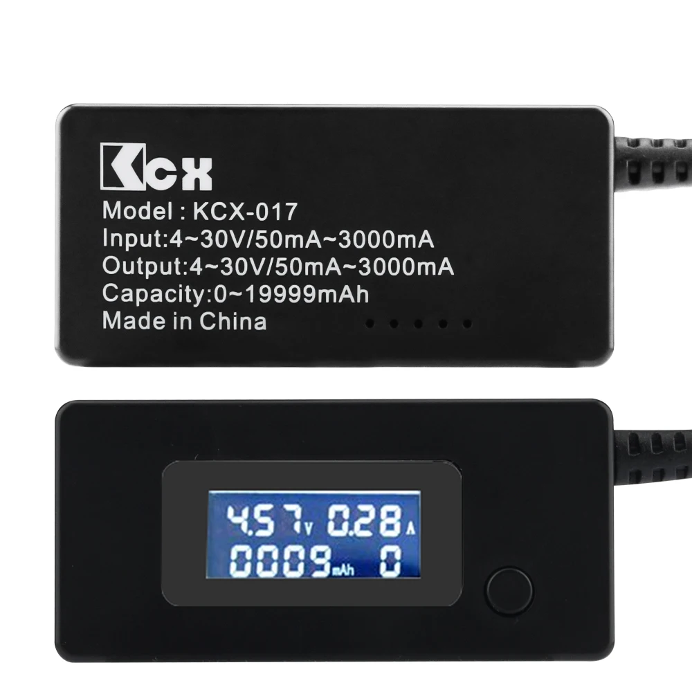 DC 4-30V LCD USB 감지기 전압계 전류계 모바일 전원 충전기 용량 테스터 미터 전압 전류 측정기 충전 모니터