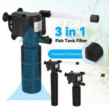 3 in 1 Aquarium Internal Filter Silent Fish Tank Filter 1