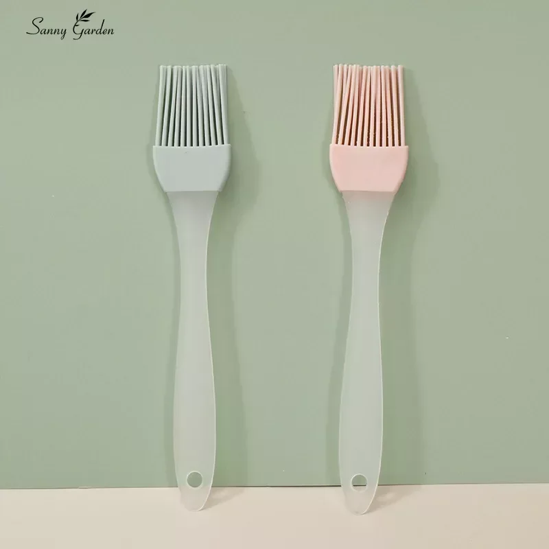 Silicone Cream Baking BBQ Tool Scraper Oil Brush Non Stick Butter Spatula Cutter Chocolate Smoother Heat Resistant Kitchen Tools