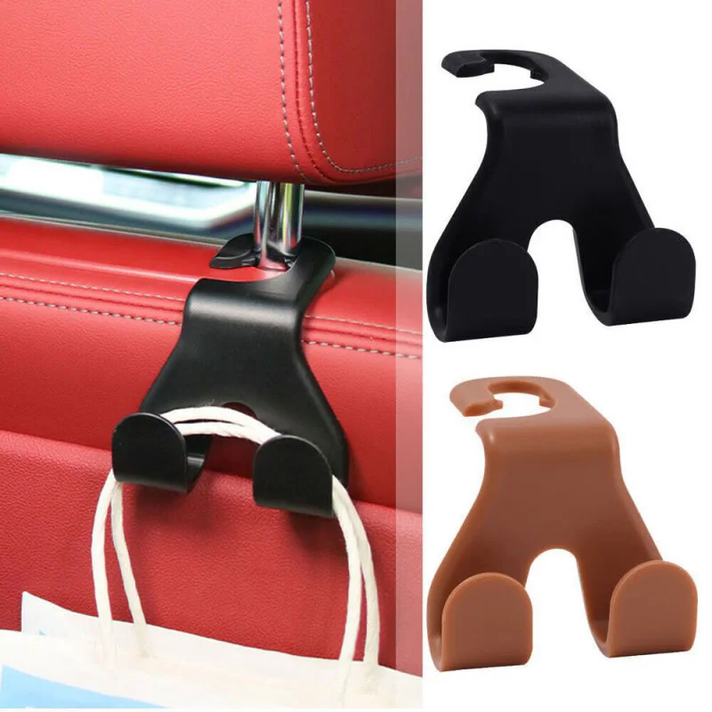 Per Nissan Car Double Head Seat Hook Mutifunctional Storage Hanger Navara Almera Sentra Rogue Pathfinder Sylphy Leaf