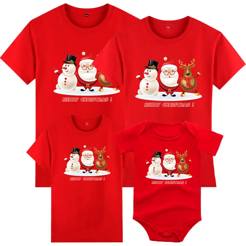 thumbnail image 1 of Camiseta familiar a juego de Navidad, camiseta para adultos y niños, peleles para bebés, camiseta de Año Nuevo para niñas, niños, mamá, papá, camiseta para padre, madre, hijo e hija, 1 of 5