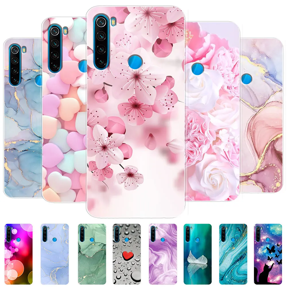 Per Xiaomi Redmi Note 8 Custodie Note 8 Pro Cover Cover Posteriore Morbida In Silicone Tpu Per Redmi Note 8T Custodia Trasparente Note 8 8T Paraurti F