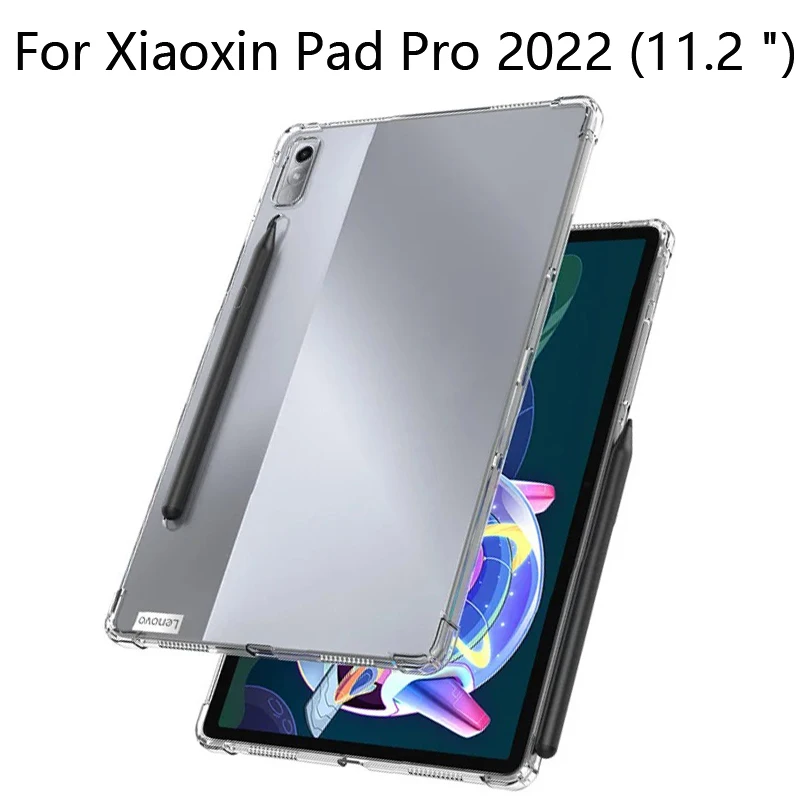 

Чехол для Lenovo Xiaoxin Pad Pro 2022 11,2 дюйма TB-132/TB-138 тонкий противоударный чехол-накладка прозрачный чехол из ТПУ для P11 Pro (2-го поколения)