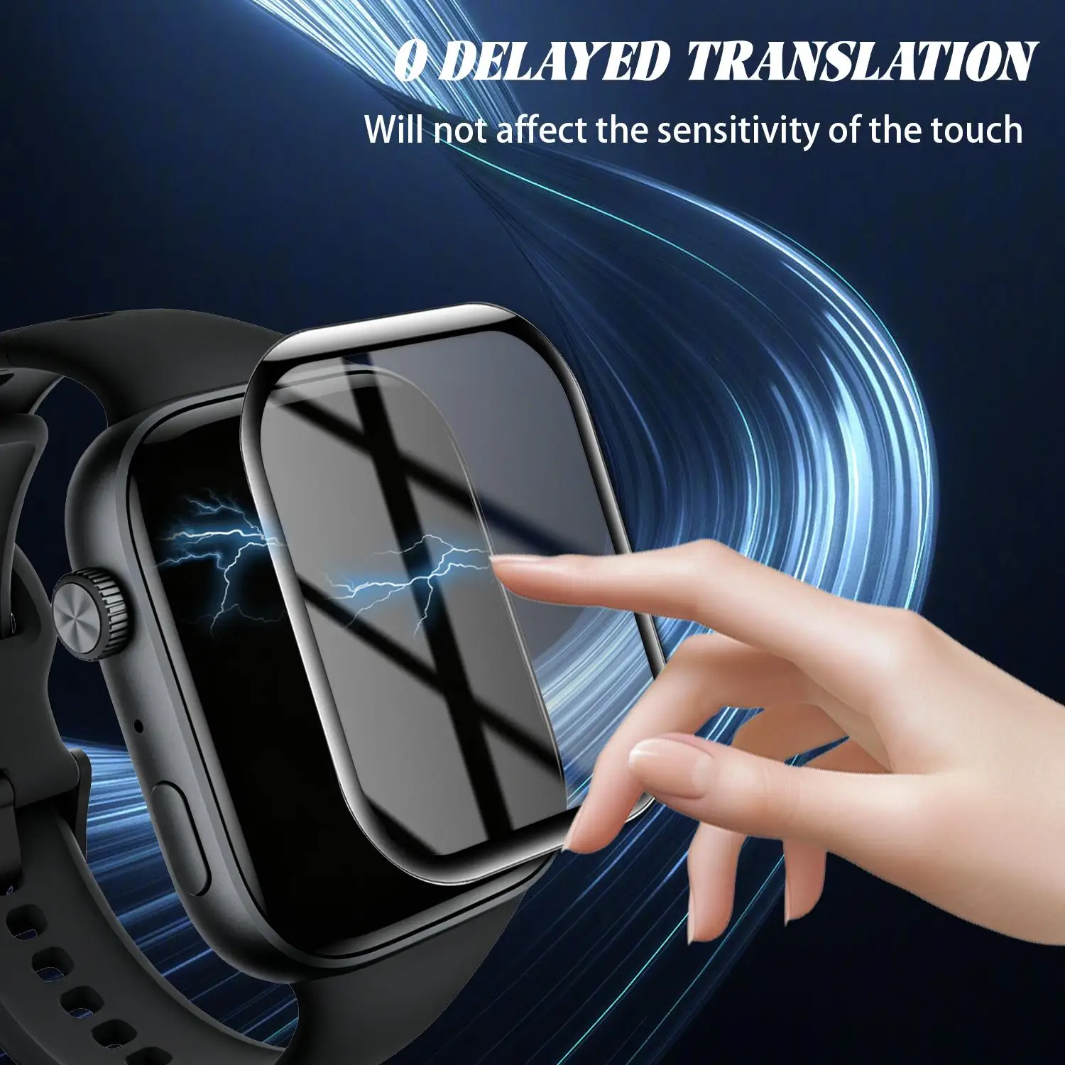 3D Curved Screen Protectors - HD Clear Flexible PMMA Smartwatch Films