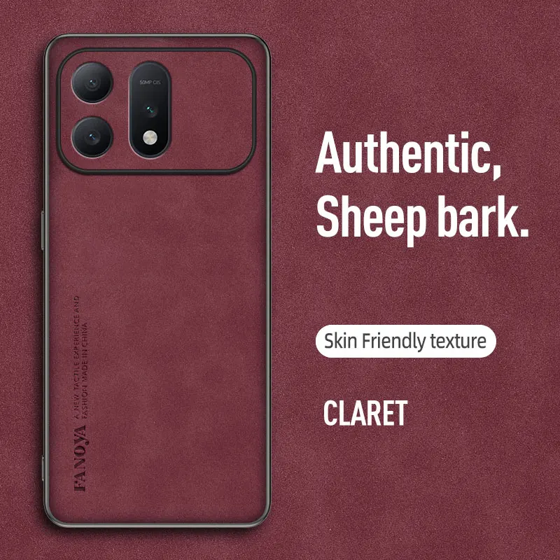 Luxury Sheepskin Leather Protective Back Case