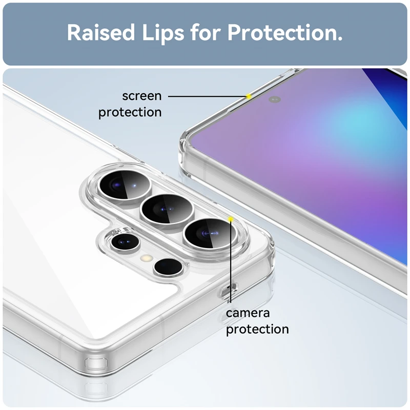 Luxury Silicone Clear Case - Shockproof Protector