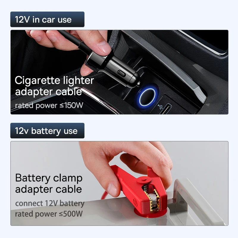 Baseus 500W Car Inverter DC 12V to AC 220V Digital Display Auto Power Inversor USB Type C Fast Charger For Car Power Adapter vehicle inverter car converter inverter car inverter car power converter car charger power adapter power inverter