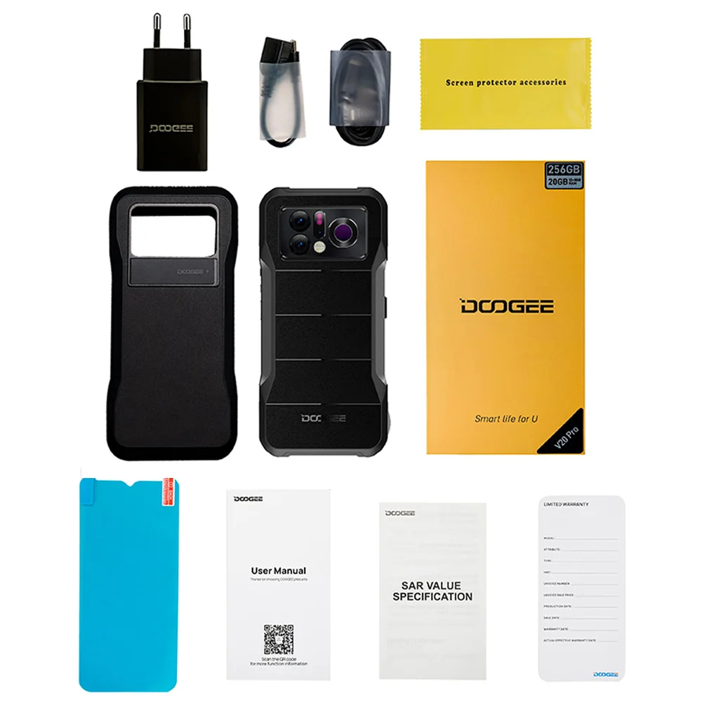 DOOGEE® V20 Pro 1000m high precision thermal imaging 5G Rugged Phone