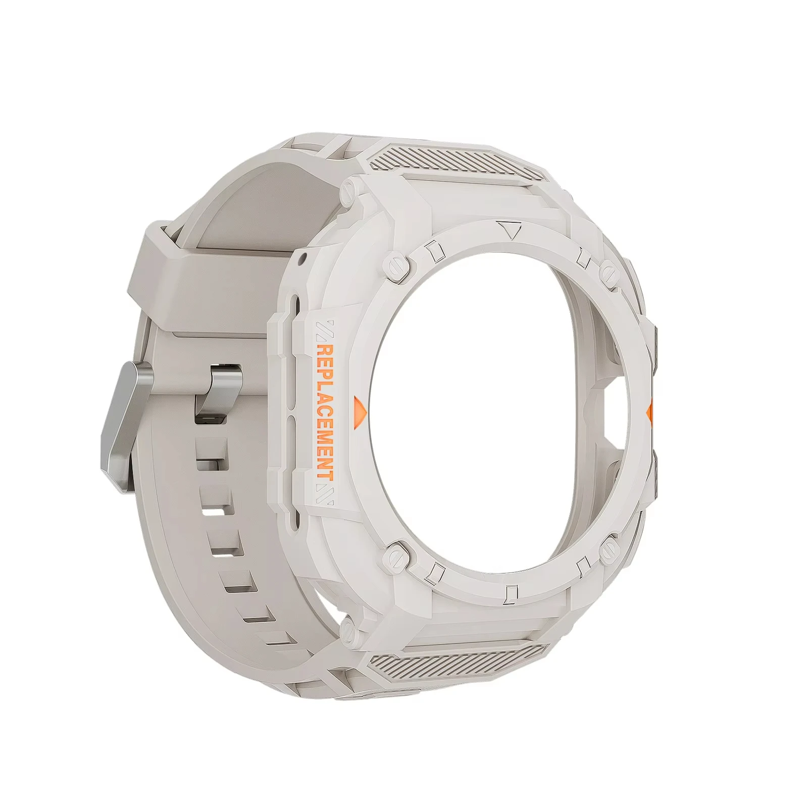 TPU Hollow Protective Cover Case with Strap for Smartwatch Accessories Bracelet Correa