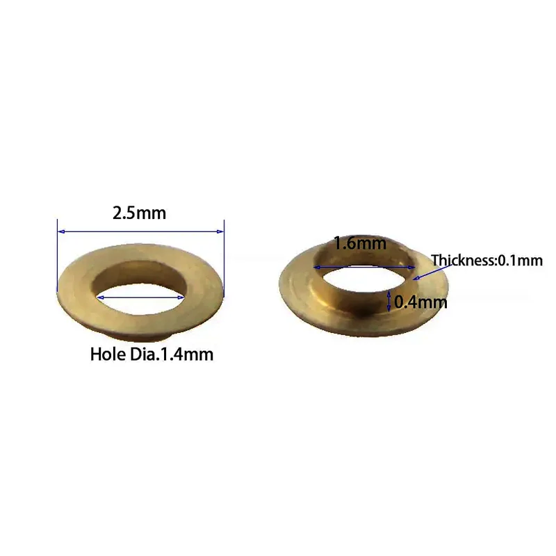 Eyeglasses T Shape Gasket for Titanium Glasses T Shape Copper Washer Repair Glasses Accessories 100PCS eyeglasses repair kit