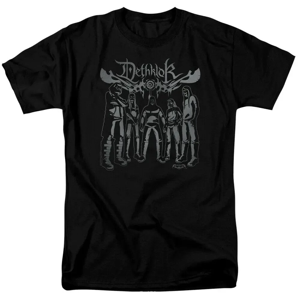 

Metalocalypse "Dethklok Band" T-Shirt2024 High quality Brand T shirt Casual Short sleeve O-neck Fashion Printed 100% Cotton