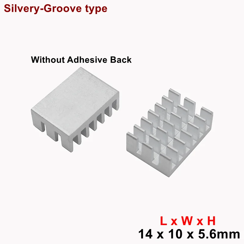 10-Pack Aluminum Heatsink Radiators for Enhanced Heat Dissipation
