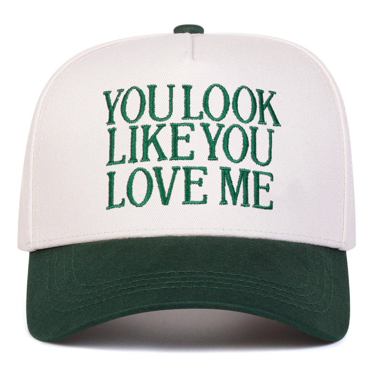 Unisex YOULOOK LIKE YOU Baseballkappen mit Buchstabenstickerei, Frühling und Herbst, für den Außenbereich, verstellbare Freizeithüte, Sonnenschutzhut, Sportkappe – Detail 4