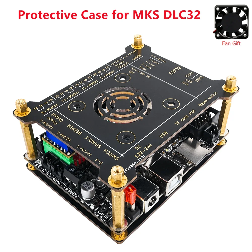 Premium Clear Protective Shell for Control Boards - Durable Acrylic Casing by Makerbase