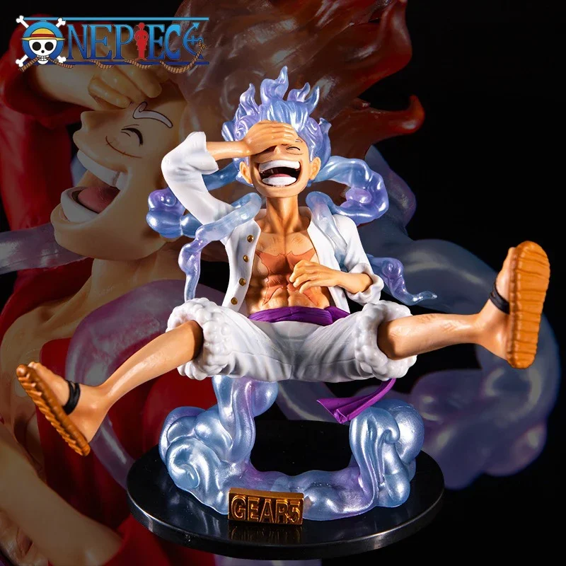 

Аниме One Piece, фигурка Луффи, экипировка 5, экшн-фигурка, бог солнца, Луффи, Ника 17 см, ПВХ экшн-фигурка, статуя, Коллекционная модель, кукла, игрушки