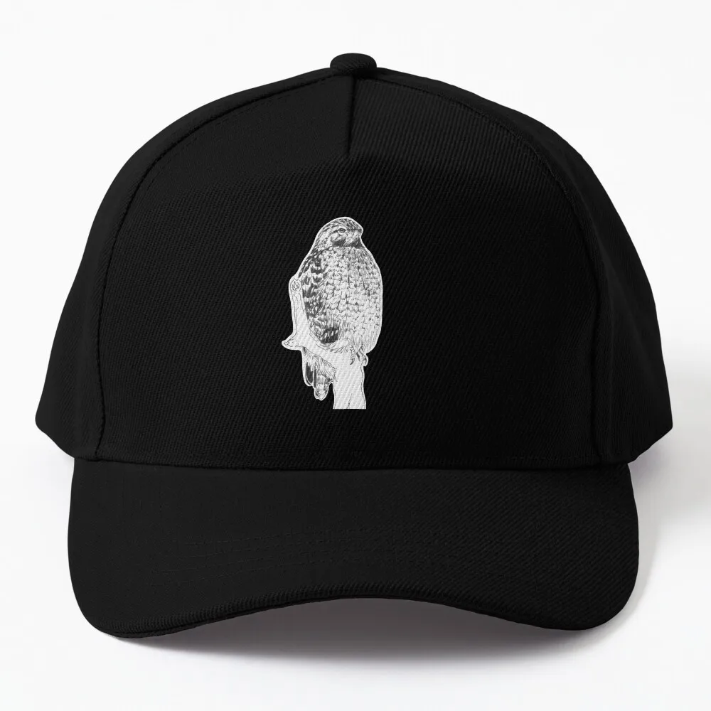 

Red-shouldered Hawk Drawing Baseball Cap Male Trucker Hats Hip Hop Fashion Beach Hat Male Women'S