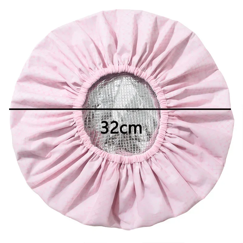 1PC Self-heating Tin Foil Hat Thickened Heating Steam Shower Caps Hair Mask Cap Portable Hair Salon Smooth Hair Oil Baking Cap