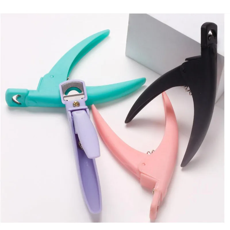 Nail Clipper Professional Fake Nail Cutter Straight Edge Acrylic Clipper Tips Manicure Guillotine Cut False Nails