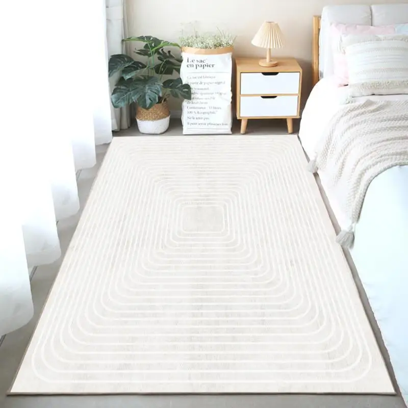 

Wabi-sabi bed front bedroom living room non-slip carpet sound insulation water absorbent easy to take care of bed blanket