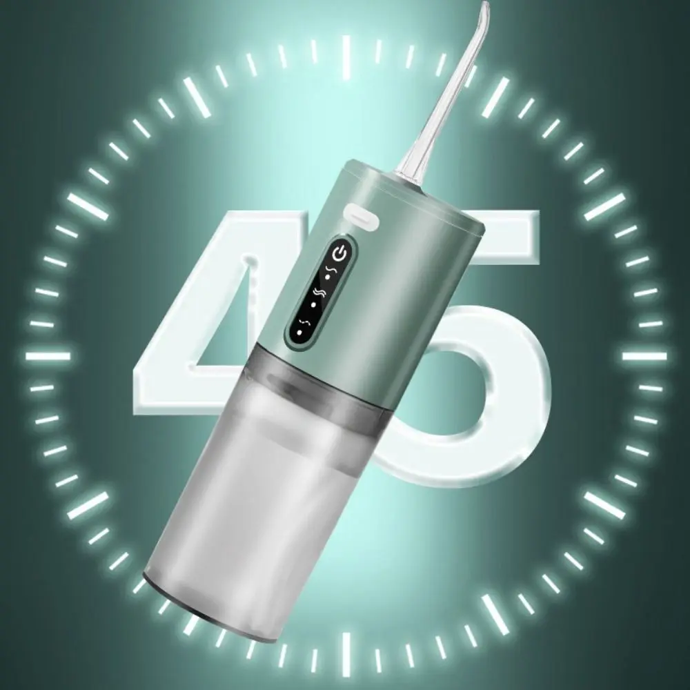 전문가용 USB 충전식 구강 세정기 딥 클린 휴대용 치아 세정기 3단계 펄스 워터 플로서 교정기 세정