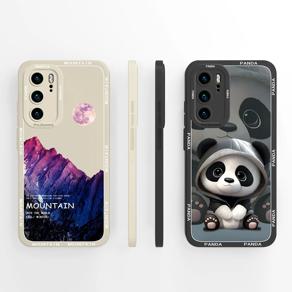 Cute Cat Pattern Soft Silicone Shockproof Back Cover Case