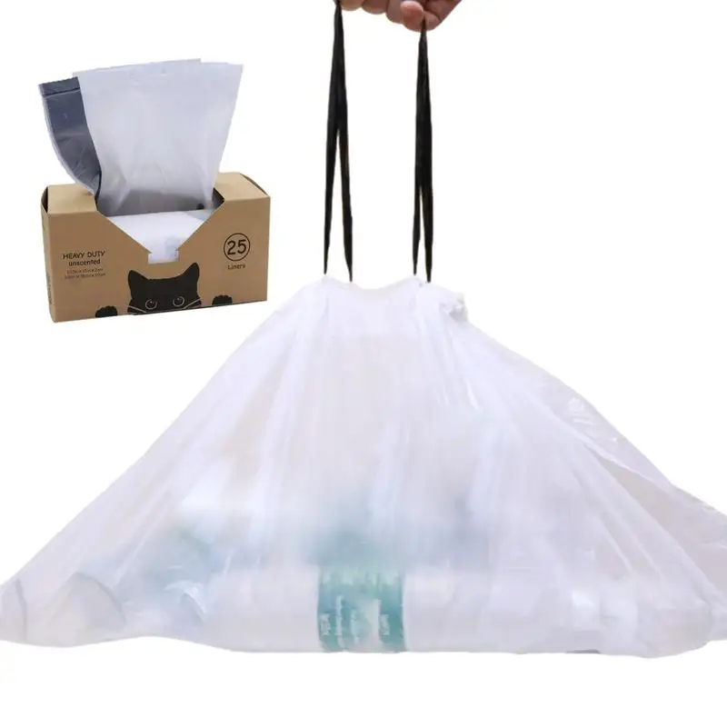 

25Pcs Litter Box Bags For Cats Load-Bearing Thick Waste Bags Thickened Litter Box Garbage Bag Trash Cat Toilet Accessories Pet
