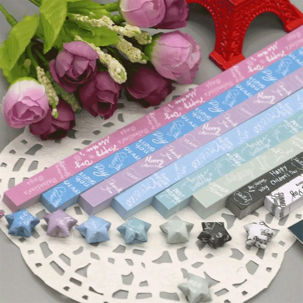 540 Sheets Origami Paper Stars DIY Hand Crafts Origami Lucky Star Paper Folding Star Strips for Arts Crafts