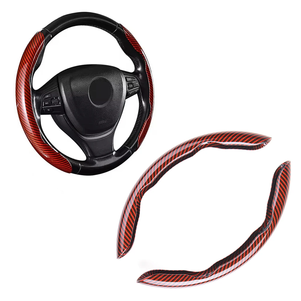 

Free Shipping Universal Steering Wheel Cover Non Slip SegmentedFor Standard-Size 14 1/2"-15" Overlaying Technology