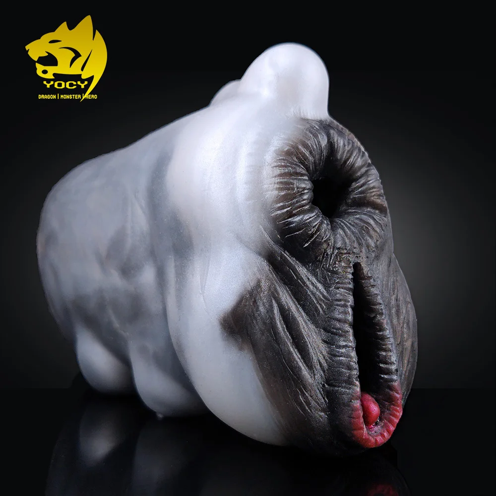 Men Masturbators male masturbator anal sex toys Realistic Animal Stroker Dual Channel Cow Masturbation Cup Anal Pussy Sex Toy For Adult 18+