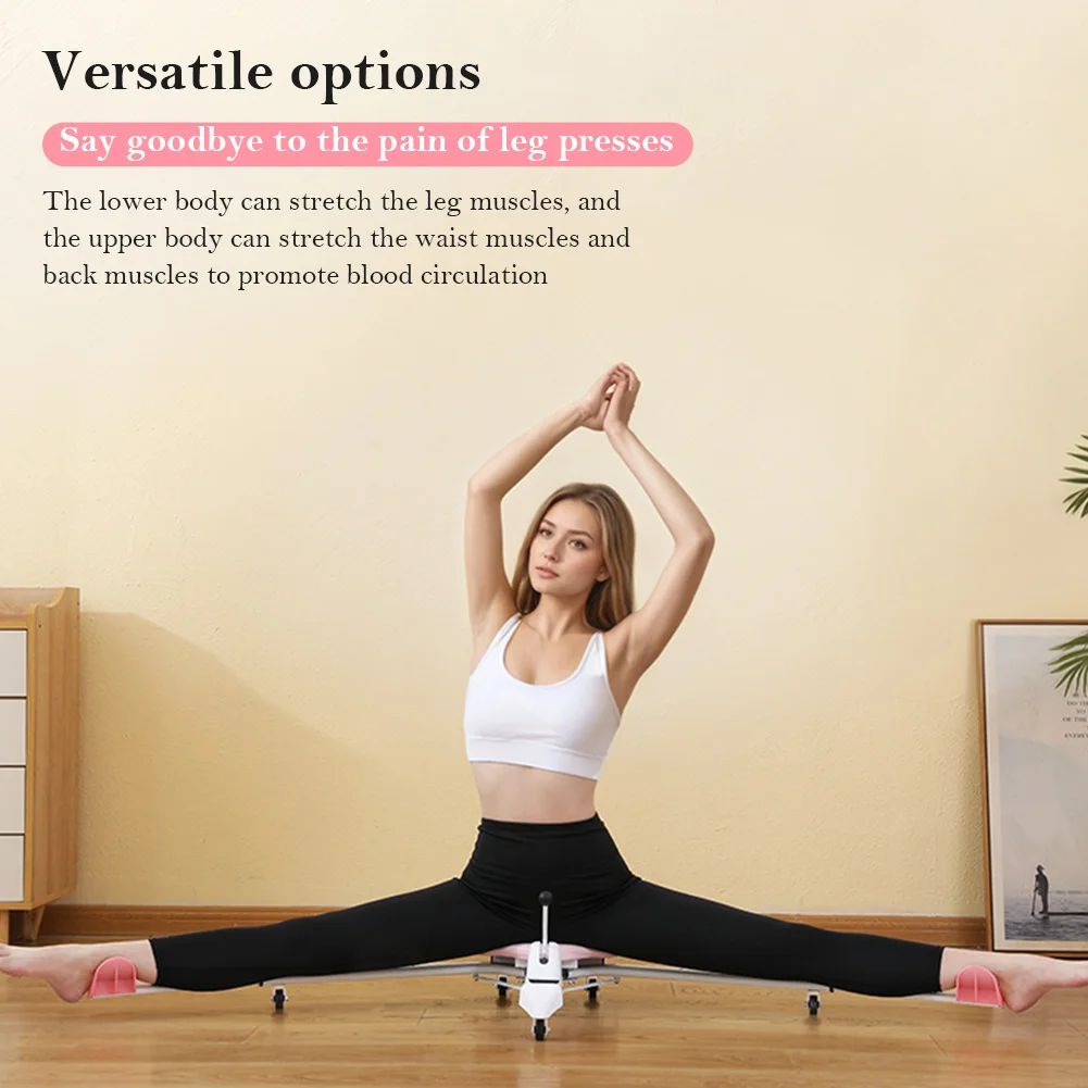Leg Stretch Machine Heavy Duty Leg Stretching Equipment Adjustable Leg Stretching Training Machine Multi-Function for Home Gym