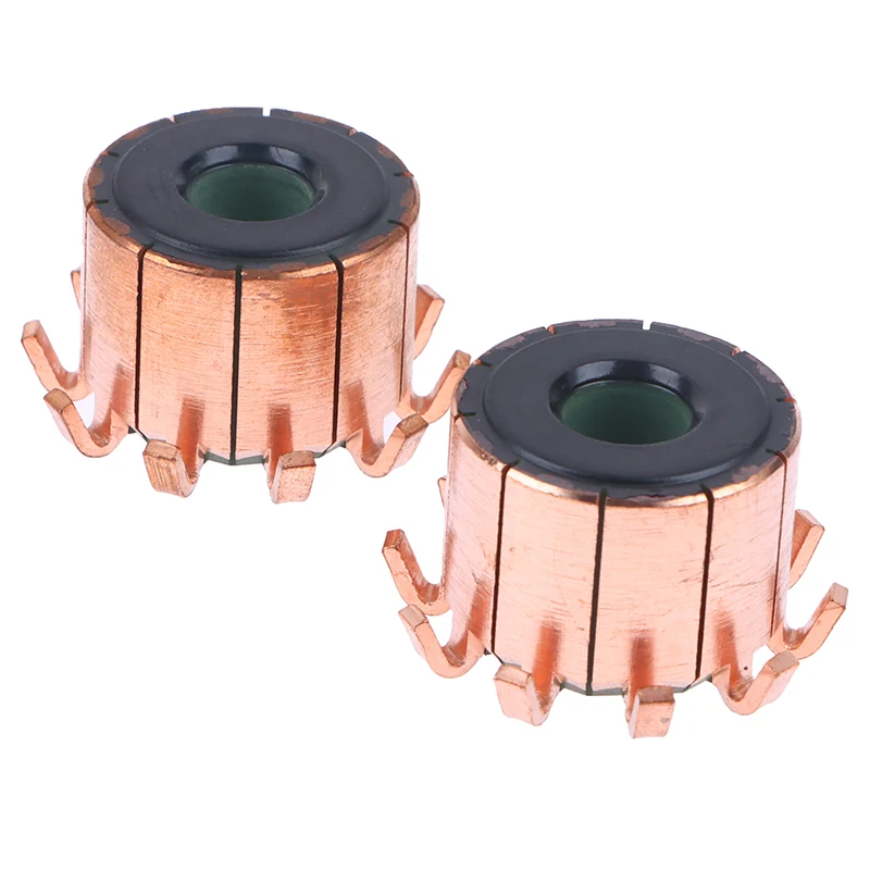 8*22.5*17.5mm 10P Teeth Copper Hook Type Electrical Motor Commutator Electronic Accessories