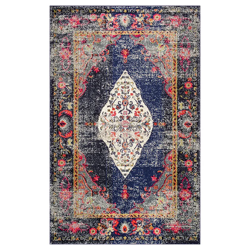 Morocco Vintage Ethnic Persian Style Carpet For Living Room Bedroom Floor Rugs Mat Floral Non-Slip Home Decor American Area Rugs 5