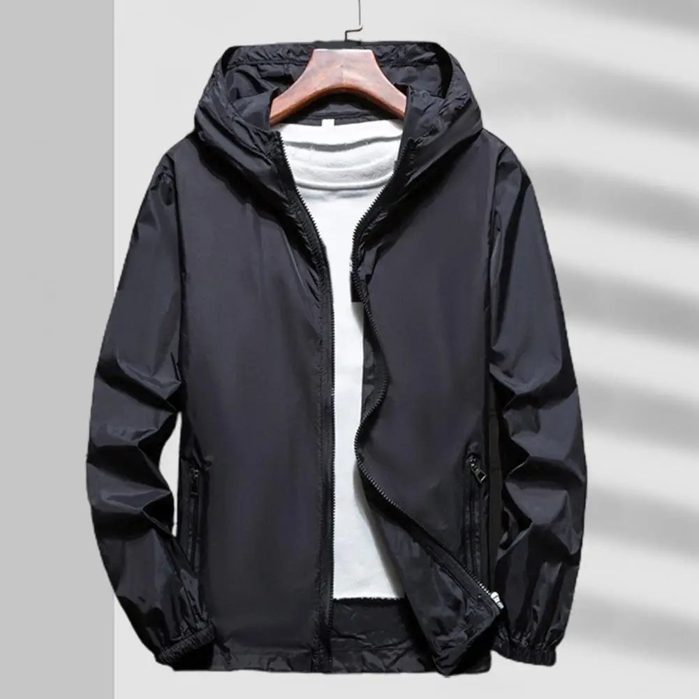 Outdoor Trench Coat  Trendy Women Men Windproof Quick Drying Windbreaker  Anti-scratch Casual Jacket