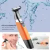 KEMEI KM-1910 Electric Shaver Professional Beard Trimmer Reciprocating Rubber Anti-skid Body Waterproof Rechargeable Shaver 6