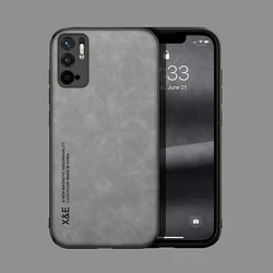 Luxury Sheepskin Leather Magnetic Shockproof Phone Case for P30 Lite (Light Gray)